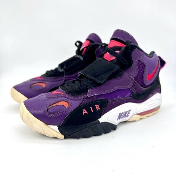 Nike Air Max Speed Turf Night Purple Men Size 9 Basketball Shoes 525225-500 - Picture 1 of 11